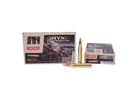 Norma Oryx 300 Win Mag Ammo Bonded Soft Point 20 Ct