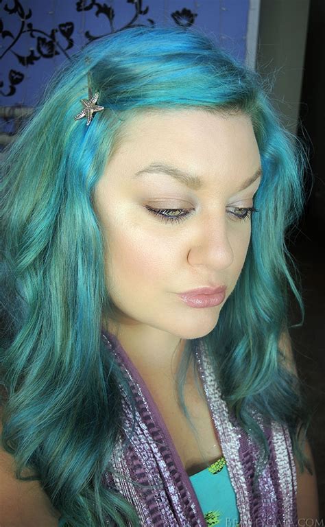 how to get turquoise hair manic panic atomic turquoise review and photo s