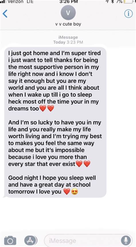 Cute Goodnight Texts From Him Sweet Quotes For Babefriend Cute Texts