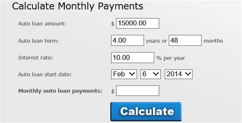 You can also check the car loan interest rates offered by online lenders, or, if you know your credit score, you can estimate the rate you'll likely be offered based on. Good Content in Boring Industries: The Car Loan Calculator ...