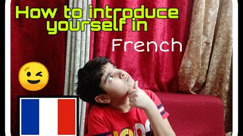 Maybe you would like to learn more about one of these? How to introduce yourself in French ( With a Tiny revision ) - YouTube