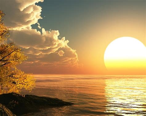 Big sunrise on the ocean - HD wallpaper Wallpaper Download 1280x1024