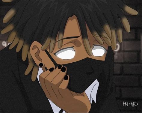 Scarlxrd . . . . . STUPED TAGS… | Black cartoon characters, Black anime
