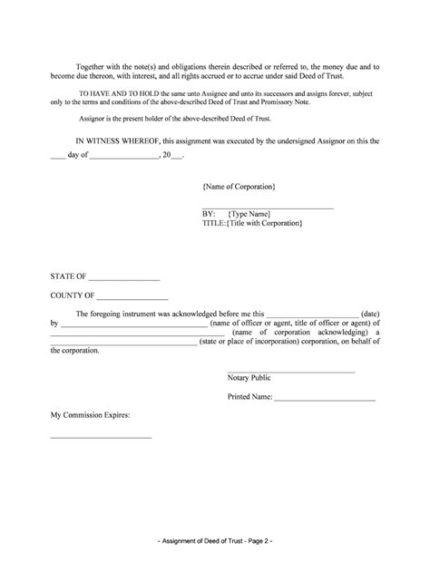 Nebraska Assignment Of Deed Of Trust By Corporate Mortgage Holder Form