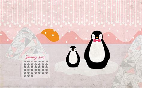 Freebie January 2012 Desktop Calendar