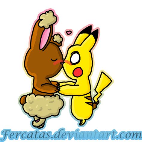 Kiss Me Pikachu By Fercatas On Deviantart