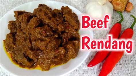 Beef Rendang Tamil Recipe Malaysian Indonesian Famous Dish Beef