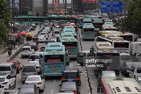 Traffic Jam Before National Day In China Photos And Premium High Res