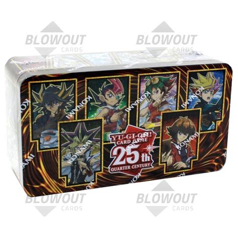 Yugioh 25th Anniversary Dueling Heroes Tin 12 Tin Case