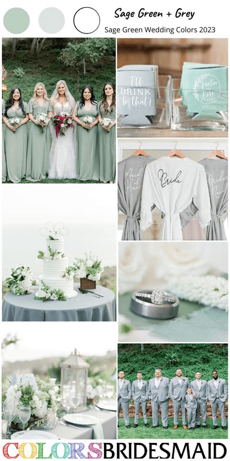 Top 9 Sage Green Wedding Color Palettes For 2023 Colorsbridesmaid