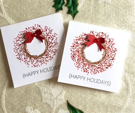 Printable Mini Christmas Cards