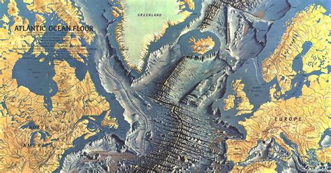 Exploring The Atlantic Ocean Topographic Map Map Of Counties In Arkansas