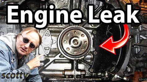 How To Stop A Engine Oil Leak In Your Car Oil Pump Seal Youtube