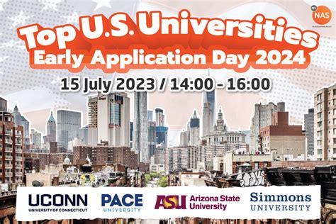 Top Us Universities Early Application Day 2024 เรียนต่ออเมริกา