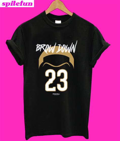 Despite all of anthony davis's acclaim as one of the greatest nba players of our time, his when espn playbook inquired about his famous 'brow and whether it would always be his thing, davis. Brow Down Anthony Davis T-Shirt