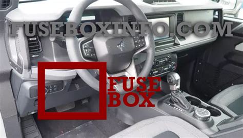 Ford Bronco 2022 Fuse Box Fuse Box Info Location Diagram