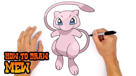 How To Draw Pokemon Mew Youtube