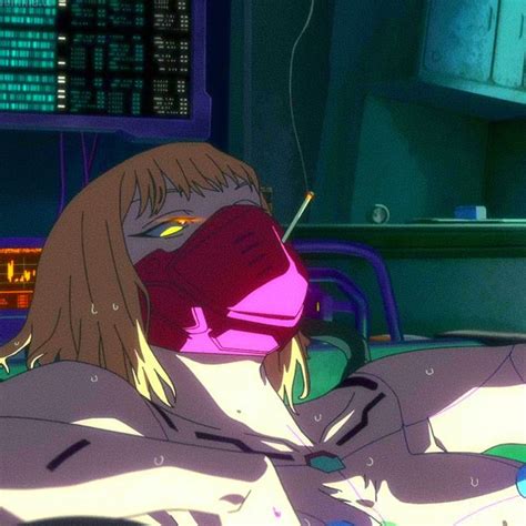 Kiwi Cyberpunk Edgerunners Aesthetic In Cyberpunk Anime