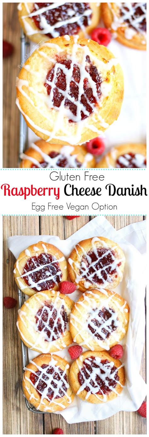 When preparing desserts for parties, bake sales, and children's birthdays, you may have to account for a variety of diets and food allergies. Raspberry Cheese Danish (gluten free egg free dairy free ...