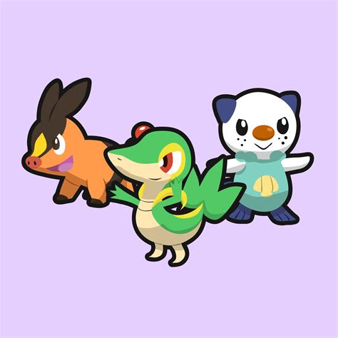 Pokemon Gen 5 Starters