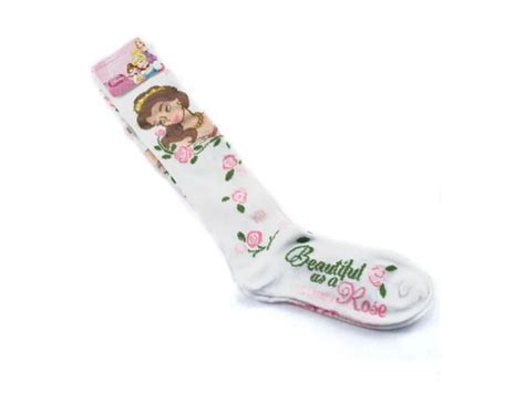 Disney Princess Knee High Socks Size 6 8 Belle