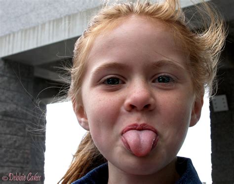 Kaelis Tongue Silly Little Girl She Is One Of The Swe Flickr