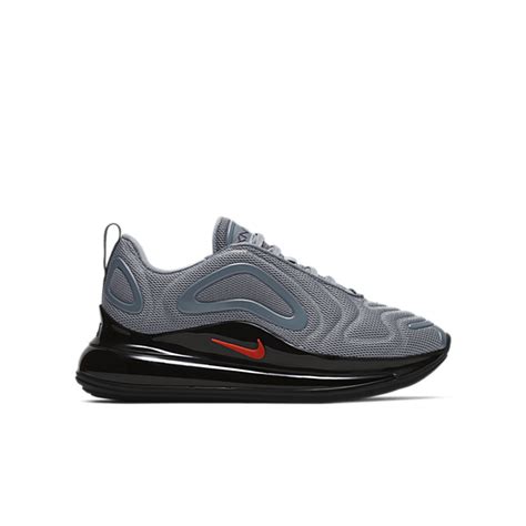 Nike Air Max 720 Cool Grey Bright Crimson Gs Cq0360 001