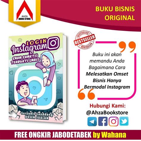 Jual Buku Bisnis Login Instagram Suryadin Laoddang Dosen Jualan Di Lapak Ahza Bookstore Buku