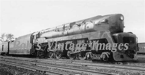Pennsylvania T1 Bullet Train Photo Prr Railroad 1940s Art Deco 8 X 115