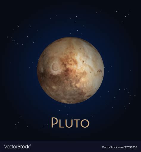 Solar System Planets Pluto