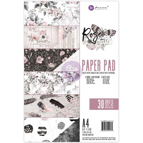 Prima Marketing Double Sided Paper Pad A4 30 Pkg Rose Quartz 592974
