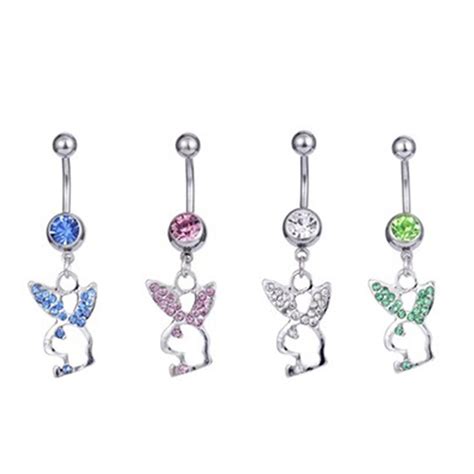 New Style Rabbit Navel Ring High Quality 316l Surgical Steel Piercing