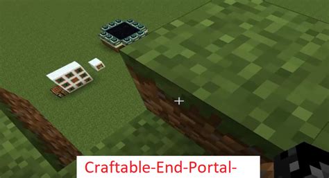 Craftable End Portal Mod For Minecraft