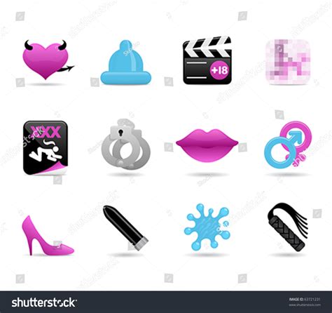 Sex Icons Stock Vector 63721231 Shutterstock