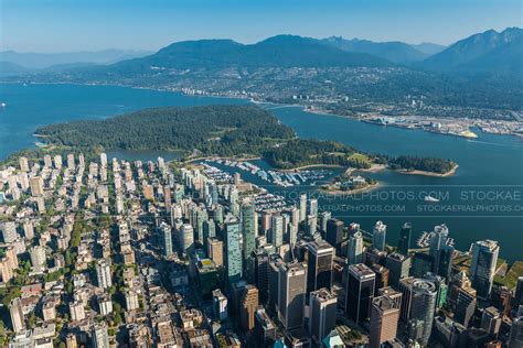 Aerial Photo Vancouvers West End