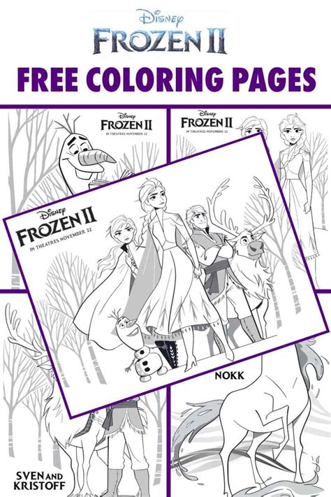 We hope you follow along with us, because art is always better with friends. Free FROZEN 2 Printable Coloring Pages and Activities
