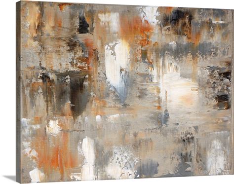 Brown And Grey Abstract Art Wall Art Canvas Prints Framed Prints