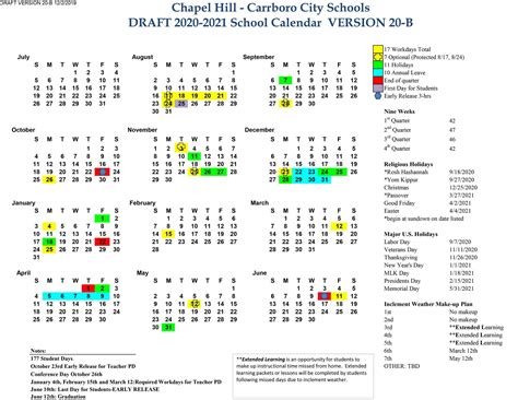 Chapel Hill Carrboro City Schools Calendar 2022 2023 February