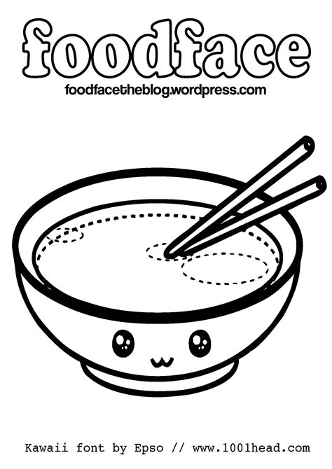 Free Coloring Page With Kawaii Food Doodle Printable Pdf New 38