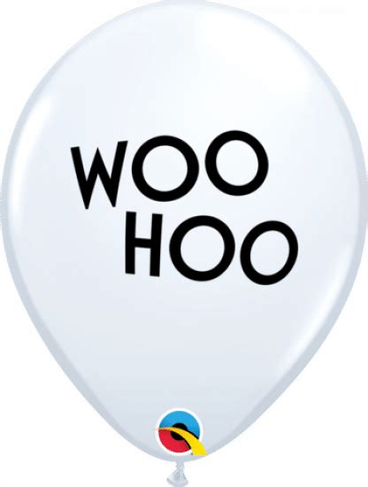 Simply Woo Hoo White Melbourne Party Balloons Melbournes Ultimate