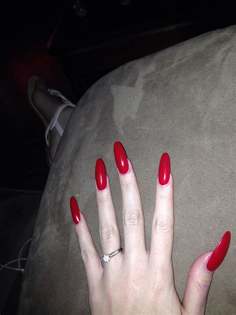 red stiletto nails red stiletto nails glam nails nails desing
