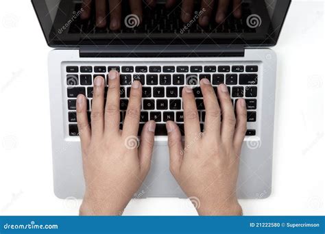 Typing On Notebook Stock Photo Image Of Commerce Connection 21222580