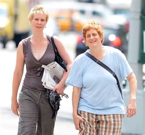 Sex And The City Actress Cynthia Nixon Is Seen Out With Her Wife