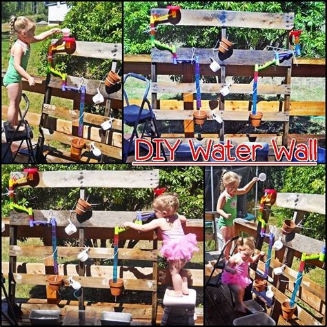Water Wall Using Marble Run Water Walls Outdoor Games For Toddlers