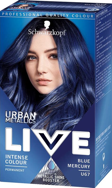 Red hair is always in, but giselle, colorist at pierre michel salon in new york city, predicts some coppery and autumnal tones. U67 Blue Mercury Hair Dye by LIVE in 2020 (With images ...