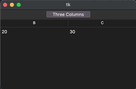 Is There A Way To Change Treeview Table S Column Numbers In Python