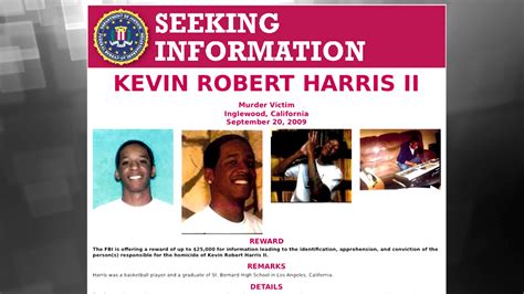 Wanted By The Fbi Reward Available In Kevin Robert Harris Ii Murder