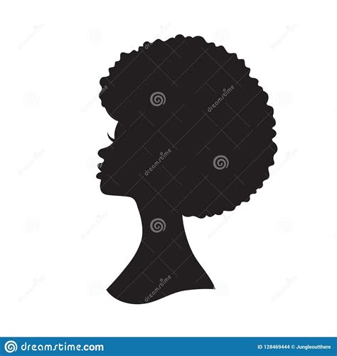 Illustration About Vector Illustration Of Black Woman With Afro Hair