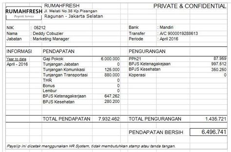 Contoh Web Penggajian Karyawan Beinyu Com