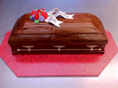 - This cake was done for a funeral director's birthday and is, believe